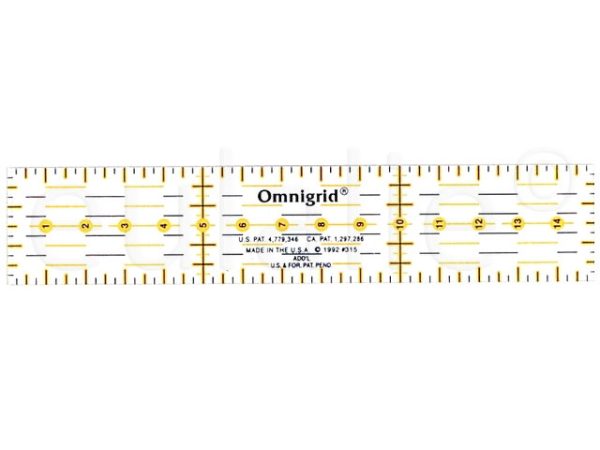 REGLA OMNIGRID 3X15CM (Min. 3 Uds)